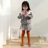 Calcetines infantiles de primavera y otoño al por mayor de doble aguja para bebé pequeños medianos y grandes mallas para niñas pantimedias infantiles