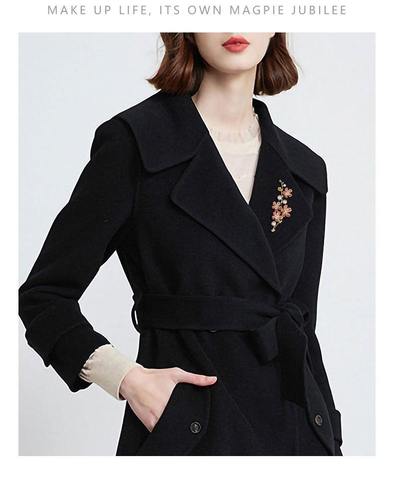 秋冬腊梅花高档胸针小众高级感轻奢花朵胸花新中式优雅