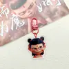 Nezha el Niño Mágico Aventura Marina Llavero Acrílico Aoyi Campana de la Vida Real Colgante para Mochila Pequeño Regalo