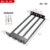 Suporte de perfil em L para placa de vídeo suporte vertical para placa de vídeo 0kg suporte para gabinete com abertura superior