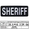Velcro Transfronterizo Grande Personal de Seguridad Inglés Parche de Tela Bordado Insignia Decorativa Trasera Parche Transfronterizo
