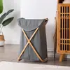 Nanzhu Home Cesta para Ropa Sucia Almacenamiento de Baño Cesta de Almacenamiento Cesta de Almacenamiento para Lavadero de Baño Cesta para Ropa Sucia Bolsa de Almacenamiento