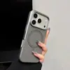 Capa Magnética de Couro Sintético Simples de Alta Qualidade para iPhone 17 Pro Max Apple 16 Capa de Celular 15 Feminina Anti-queda