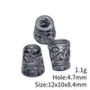 12X10X8.4Mm 1.1g Multicolor DIY Retro Aleación Colgante Hueco Forma de Cono Borla Tapa