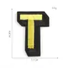 Etiqueta Bordada por Computadora Parche Adhesivo Accesorios para Ropa Insignia de Tela con Letra Inglesa Etiqueta de Tela Pegatina de Tela Bordada
