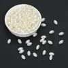 Cuentas Perforadas de Imitación Perla ABS, Perlas Ovaladas de Alto Brillo, Joyería Hecha a Mano para DIY, Pulseras, Collares, Accesorios con Cuentas
