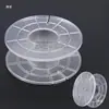 Estrutura de Indutor Transparente ABS Divisor de Frequência Bobina de Indutor Oca Carretel Suporte Redondo de Plástico Carretel de Fio Integrado Áudio