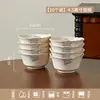 Louça de Cerâmica Estilo Francês 2026 Novo Modelo Simples e Elegante Conjunto de Tigela e Hashis Tigela de Arroz Tigela para Macarrão Tigela de Sopa Conjunto de Tigela e Prato