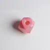 Rojo Internet Japonés y Coreano Cuentas Acrílicas de 12 mm con Agujero Pasante con Forma para Bricolaje Cadena para Teléfono Móvil con Cuentas Llavero Colgante Bolsa de Material