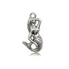 1 Xizang Prata Vida Marinha Cavalo-Marinho Concha Liga Acessórios de Joias DIY Pulseira Pingente Brincos Pingente Amazon