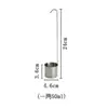 Cuchara para vino dispensador de vino engrosada acero inoxidable 304 cuchara para vino embudo para vino colgante para vino elevador de aceite mango largo cuchara para vino para el hogar