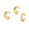 Enlace de Venta de Liquidación de Nuevos Productos Transfronterizos Europeos y Americanos, Juego de Múltiples Piezas de Aretes de Aleación, Aros para Orejas, Juegos de Aretes con Adornos de Diamantes y Perlas