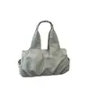 Bolsa plissada da moda para mulheres, novo estilo 2026, bolsa de ombro versátil para o dia a dia, grande capacidade, bolsa tote casual moderna, transfronteiriça