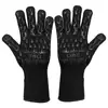 Guantes protectores de silicona para barbacoa y horno microondas, alta temperatura 800 grados, anti quemaduras, aislamiento térmico, antideslizantes, a prueba de fuego