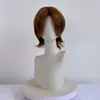 Peluca cola de lobo pelo corto mujer rojo neto mullet hombres y mujeres pueden usar peluca cabeza de samurái tocado hombres fabricantes mayoreo