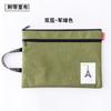 Bolsa de mão bolsa de arquivo zíper a4 Alunos do Ensino Fundamental bolsa de matéria classificada lona escritório masculina e feminina bolsa de armazenamento de informações