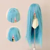 Peluca para Muñeca BJD, Cabello Largo Recto Suave Tipo Seda con Flequillo Largo, Cabello Personalizable para Muñecas de 346 Puntos, Accesorio para Vestir
