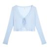 Cardigan de Punto Básico de Verano Nuevo Multicolor con Cuello en V y Tirantes para Mujer Talla Grande mm Top Protector Solar 65250