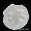 Hielo a través de AB plateado mariposa mágica hecho a mano DIY accesorios para joyería accesorios red social tiembla en vivo suministro en stock al por mayor