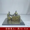 Escultura da Cultura da Medicina Tradicional Chinesa Processo Antigo de Fabricação de Pólvora Modelo em Miniatura de Mesa de Areia Ornatos Decorativos para Pátio de Museu
