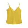 Camisola europea y americana de cuello en V para mujer, prenda exterior de verano 2026, camiseta base de alta elasticidad ajustada, top interior corto a la moda