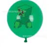 Amazon Minecraft Juego Tema Píxel Decoración de Fiesta Banner de Cumpleaños de Dibujos Animados Juego de Globos