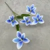 Orquídea Phalaenopsis Artificial Decoração Floral para Sala de Estar, Arranjo de Flores para Corredor de Casamento, Acessórios para Arranjos de Flores, Peças Decorativas, Flores Artificiais Falsas