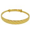Chapado en vacío moda lluvia de meteoros Cielo estrellado pulsera anillo brillante sarga lluvia de meteoros de empuje y tirón Oro de arena de Vietnam pulsera