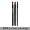 Paquete de 3 Brochas para Sombra de Ojos, Set de Brochas de Maquillaje, Herramientas de Belleza para Maquillaje, Nailon Empaquetado Individualmente Brocha para Sombra de Ojos para Principiantes Transfronterizo