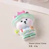Accesorios de Resina DIY de Dibujos Animados Joyería Oso de Cinco Estrellas Pegamento de Crema Pasador Funda para Teléfono Hebilla de Zapato Llavero Colgante con