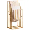 Perchero para uso doméstico, tendedero de balcón, perchero para pantalones, perchero de pie vertical para dormitorio, estante simple móvil