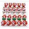 Grande Crachá LED Pisca-Pisca do Papai Noel de Plástico Macio Broche Luminoso de Natal de Plástico Macio Broche Luminoso de Natal