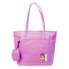 Bolso de Mano Transfronterizo de Poliéster RPET Bolso Tote RPET para Viajes Diarios Bolso de Hombro de Poliéster Reciclado Fábrica Personalizada
