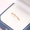 Anillo pequeño de circonita Joker estilo japonés y coreano anillo de diamante de temperamento simple anillo joyería de plata de ley 925 comercio electrónico transfronterizo