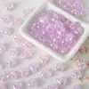 Acrílico Galvanizado Rachado Furo Vertical em Forma de Coração Contas Soltas Materiais para Pulseira Colar DIY Feito à Mão Acessórios de Joia Contas