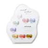 Tablero de Exhibición de Colores de Esmalte para Uñas Acrílicas de 8 Colores, Tablero de Exhibición de Colores de Esmalte para Uñas de Forma Irregular, Soporte de Exhibición, Álbum, Herramientas de Uñas
