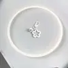 Anel de livro com pingente de chaveiro de estrela de cinco pontas em acrílico estilo coreano, acessório de decoração de conta para boneca DIY