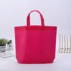 Bolsa de compras reutilizable de tela no tejida multicolor Chaocheng, bolsa de regalo publicitaria, bolsa de mano con recubrimiento termosellado, bolsa tote con logo impreso
