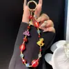 Princesa, Que Você Prospere! Corrente de Celular Ano do Cavalo, Pingente de Cavalo Pequeno em Liga de Cristal, Corrente de Cordão, Ornamento de Folha de Ouro