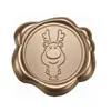 Série de Natal Adesivos de Selo de Cera Bronze Antigo para Envelopes, Convites, Garrafas de Vinho e Decoração de Presentes