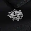 Cuentas espaciadoras S925 de plata de ley con diseño completo y patrones tallados, accesorios hechos a mano para pulseras y collares, nuevos accesorios versátiles vintage de estilo chino