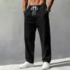 Comércio Exterior Europeu e Americano Transfronteiriço Popular Masculino Casual Lavado Solto Reto Perna Larga Jeans Calça Longa Versátil Calças Masculinas