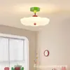 Lámpara de techo para habitación infantil Memphis, Luz Dopamina estilo Crema para dormitorio, Luz Cálida Nube para dormitorio principal para niños y niñas