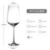 Copas de Vino de Cristal sin Plomo, Copas para Vino Tinto, Copas para Vino Blanco, Copas de Champaña, Preferidas para Bares y Restaurantes, Venta al por Mayor Comercial