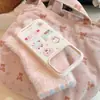 Funda de teléfono de gato de dibujos animados dulce adecuada para Apple 18pm, iPhone 17, alto valor estético, 16 funda blanda, 15 anti-caídas acabado brillante