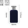 Frasco de Perfume Revestido de Veludo Atacado 100ml Frasco Transparente Recarregável com Tampa de Liga de Zinco em Estoque Frasco de Spray Pequeno de Vidro com Tampa Revestida de Veludo