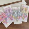 Conjunto de pulseira e colar de contas infantis transfronteiriço lantejoulas de desenho animado gravata borboleta grampo de cabelo meninas acessórios coloridos doces atacado