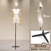 Soporte de Exhibición de Modelo de Cuerpo Plano Estilo Coreano Accesorios de Cuerpo Entero para Ropa de Mujer Pecho Plano de Cuerpo Medio Maniquí para Escaparate de Tienda de Ropa