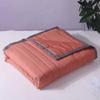 Venta de Fábrica Colcha de Algodón Lavable Amigable con la Piel de Niños Fresca para Verano Colcha de Aire Acondicionado de Verano Colcha de Verano de Color Sólido Colcha Delgada Lavable para Estudiantes