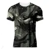Camiseta de Manga Corta Casual Transpirable Holgada para Hombre Camuflaje Estampado Digital 3D Venta Caliente Transfronteriza Europea y Americana Verano 2026
